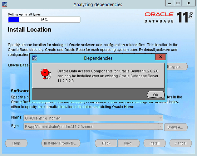 oracle server install