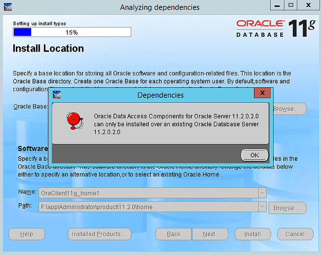 oracle server install